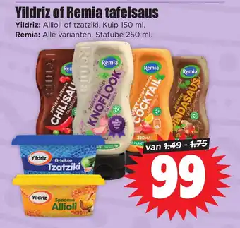 Dirk Yildriz of Remia tafelsaus aanbieding