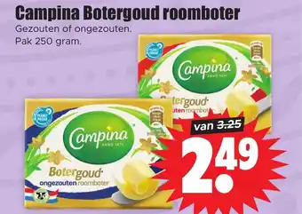 Dirk Campina Botergoud roomboter aanbieding