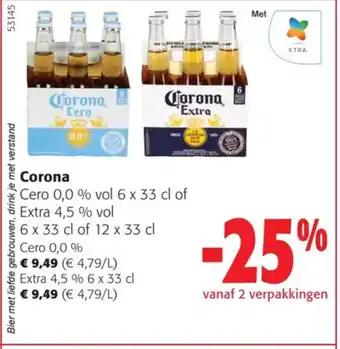 Colruyt Corona Cero 0,0 % aanbieding