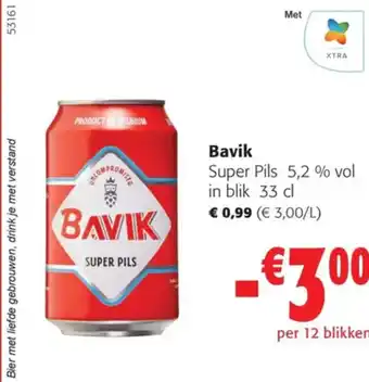 Colruyt Bavik Super Pils 5,2% vol in blik 33 cl aanbieding