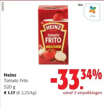 Colruyt Heinz Tomato Frito 520g aanbieding