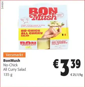 Colruyt BonMush No-Chick All Curry Salad 135 g aanbieding