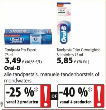 Colruyt Oral-B aanbieding