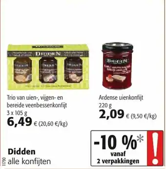 Colruyt Didden alle konfijten aanbieding