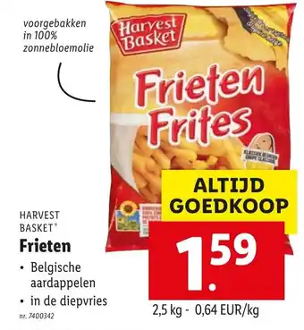 Lidl Frieten 2,5 kg aanbieding