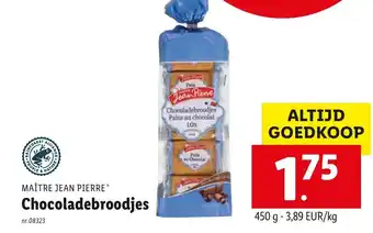 Lidl Chocoladebroodjes 450 g aanbieding