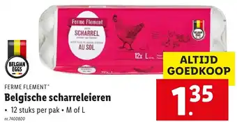 Lidl Belgische scharreleierem aanbieding