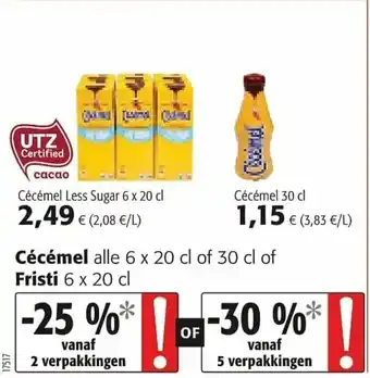 Colruyt Cecemel Fristi aanbieding