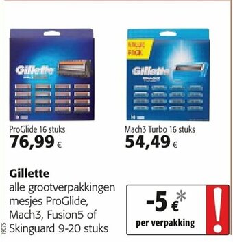 Colruyt Gillette aanbieding