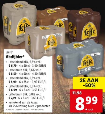 Lidl Abdijbier* aanbieding