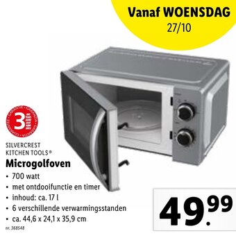 Lidl Microgolfoven aanbieding