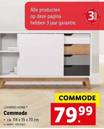 Lidl Commode aanbieding