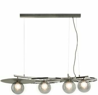 Deba Meubelen Hanglamp CRAWFORD - Metaal Chroom aanbieding