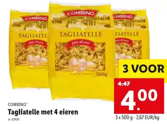 Tagliatelle met 4 eiren 3x500 g