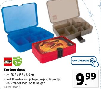 Lidl LEGO Sorteerdoos aanbieding