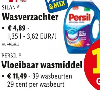 Lidl PERSIL Vloeibaar wasmiddel aanbieding