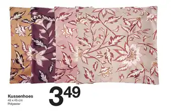 Zeeman Kussenhoes 45*45cm aanbieding