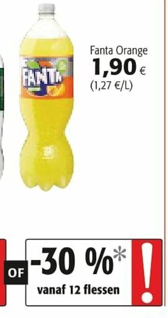 Colruyt Fanta Orange 1.5L aanbieding