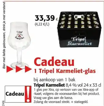 Colruyt Tripel Karmeliet 24*330ml aanbieding