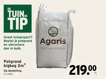 GAMMA Potgrond bigbag 2m³ aanbieding