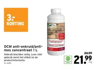 GAMMA DCM anti-onkruidanti mos concentraat 1 L aanbieding