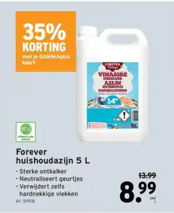 GAMMA Forever huishoudazijn 5 L aanbieding