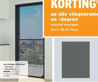 GAMMA Livn hordeur Excellent aanbieding