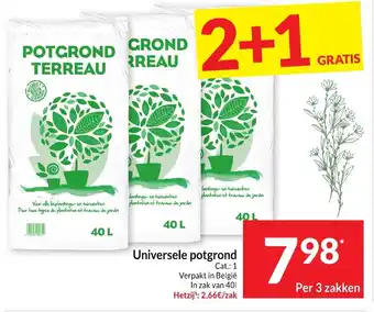 Intermarché Universele potgrond aanbieding