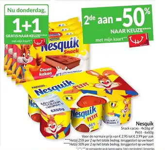 Intermarché Nesquik aanbieding