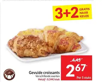 Intermarché Gevulde croissants aanbieding