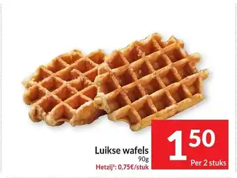 Intermarché Luikse wafels 90g aanbieding