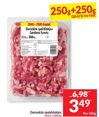 Intermarché Gerookte spekblokjes aanbieding