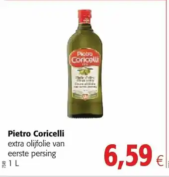Colruyt Pietro Coricelli Extra olijfolie 1L aanbieding