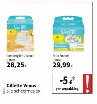 Colruyt Gillette Venus scheermesjes 6st aanbieding