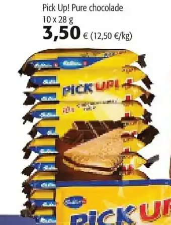 Colruyt Pick Up! Pure chocolade 10*28g aanbieding