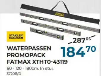 Meno Pro STANLEY FATMAX WATERPASSEN PROMOPACK FATMAX XTHTO-43119 aanbieding