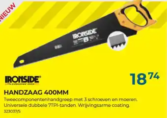 Meno Pro IRONSIDE HANDZAAG 400MM aanbieding