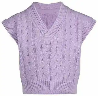 HEMA Kinder Spencer Gebreid Lila (lila)