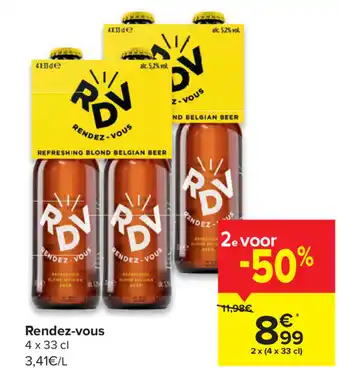 Carrefour Rendez-vous 2*(4*330ml) aanbieding