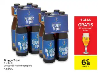 Carrefour Brugge Tripel 4*330ml aanbieding