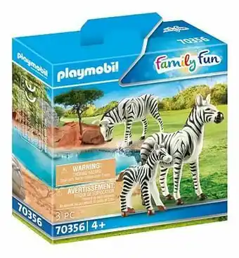 PLAYMOBIL Family Fun 70356 Zebra’s met baby