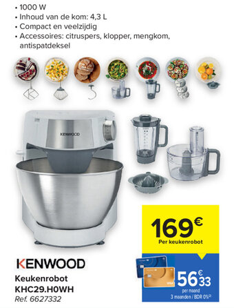 KENWOOD Keukenrobot | KHC29.H0WH