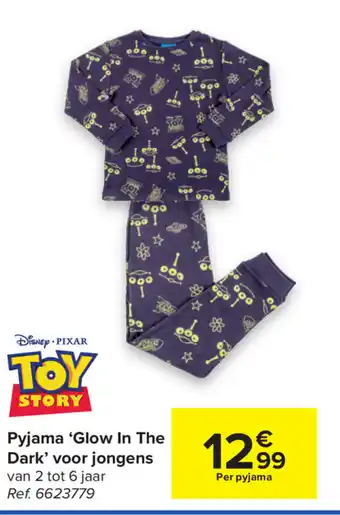 Toy Story Pyjama Glow In The Dark voor jongens