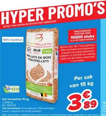 BestPellets Zak houtpellets 15kg