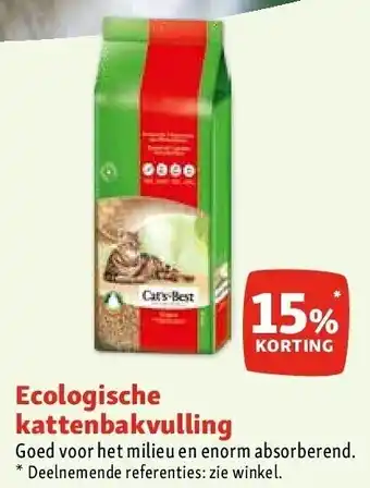 Maxi Zoo Ecologische kattenbakvulling aanbieding