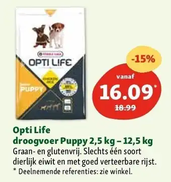 Maxi Zoo Opti Life droogvoer Puppy 2,5 kg - 12,5 kg aanbieding