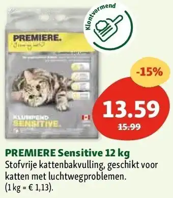 Maxi Zoo PREMIERE Sensitive 12 kg aanbieding