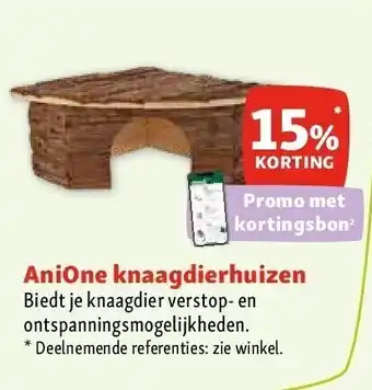 Maxi Zoo AniOne knaagdierhuizen aanbieding