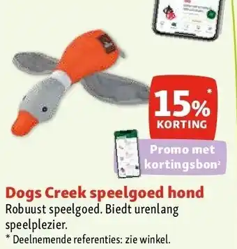 Maxi Zoo Dogs Creek speelgoed hond aanbieding