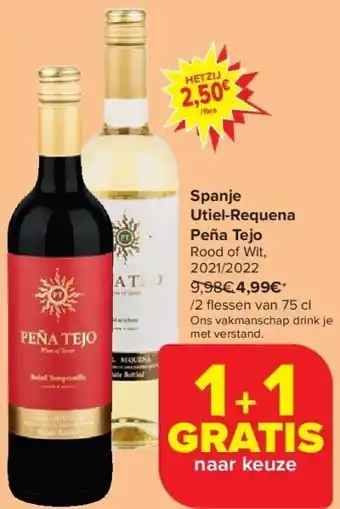 Carrefour Spanje Utiel-Requena Peña Tejo aanbieding